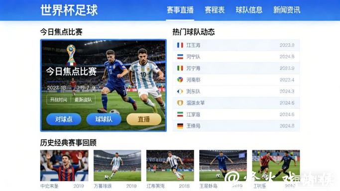 2026世界杯直播:实时比分数据全同步软件 2026世界杯直播:实时比分数据全同步软件